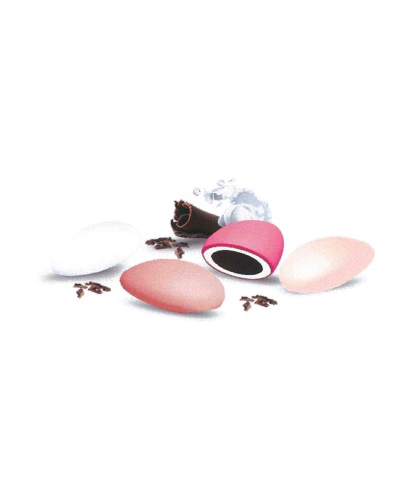 Confetti al cioccolato, sfumati rosa da 2 kg - Gangemi, per confettate